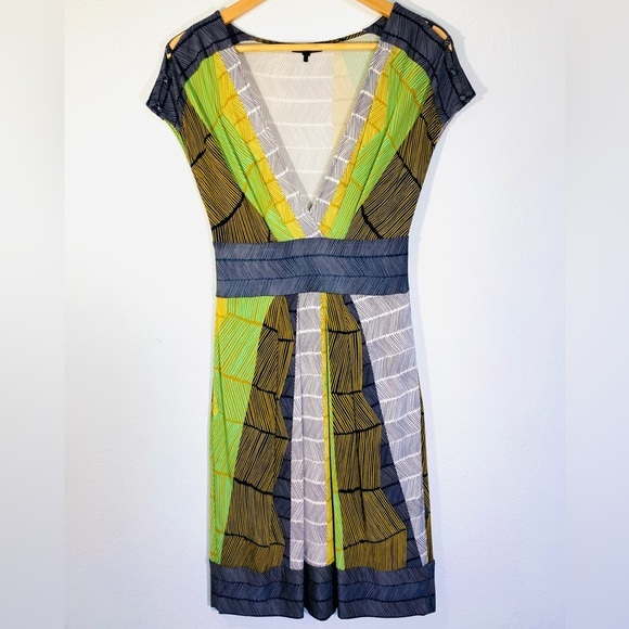 Bcbgmaxazria Midi Shift Dress Pockets Stretch
cutout fit and flare midi dress - Picture 1 of 9